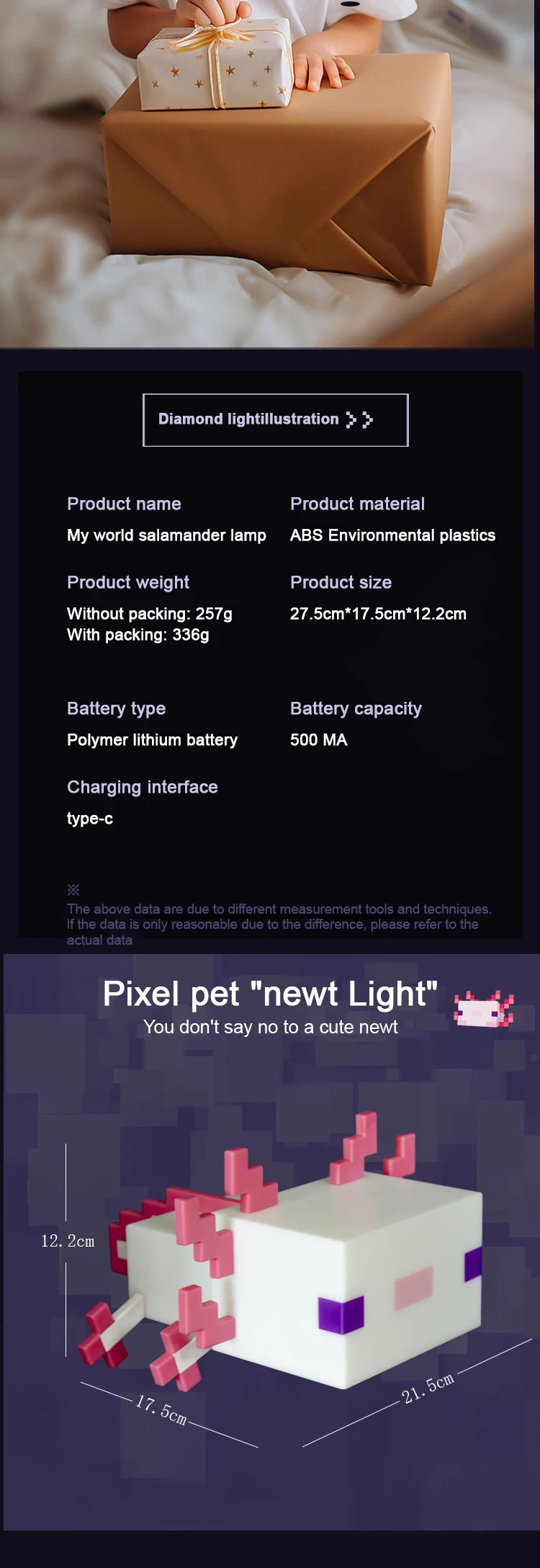 Lámpara de salamandra