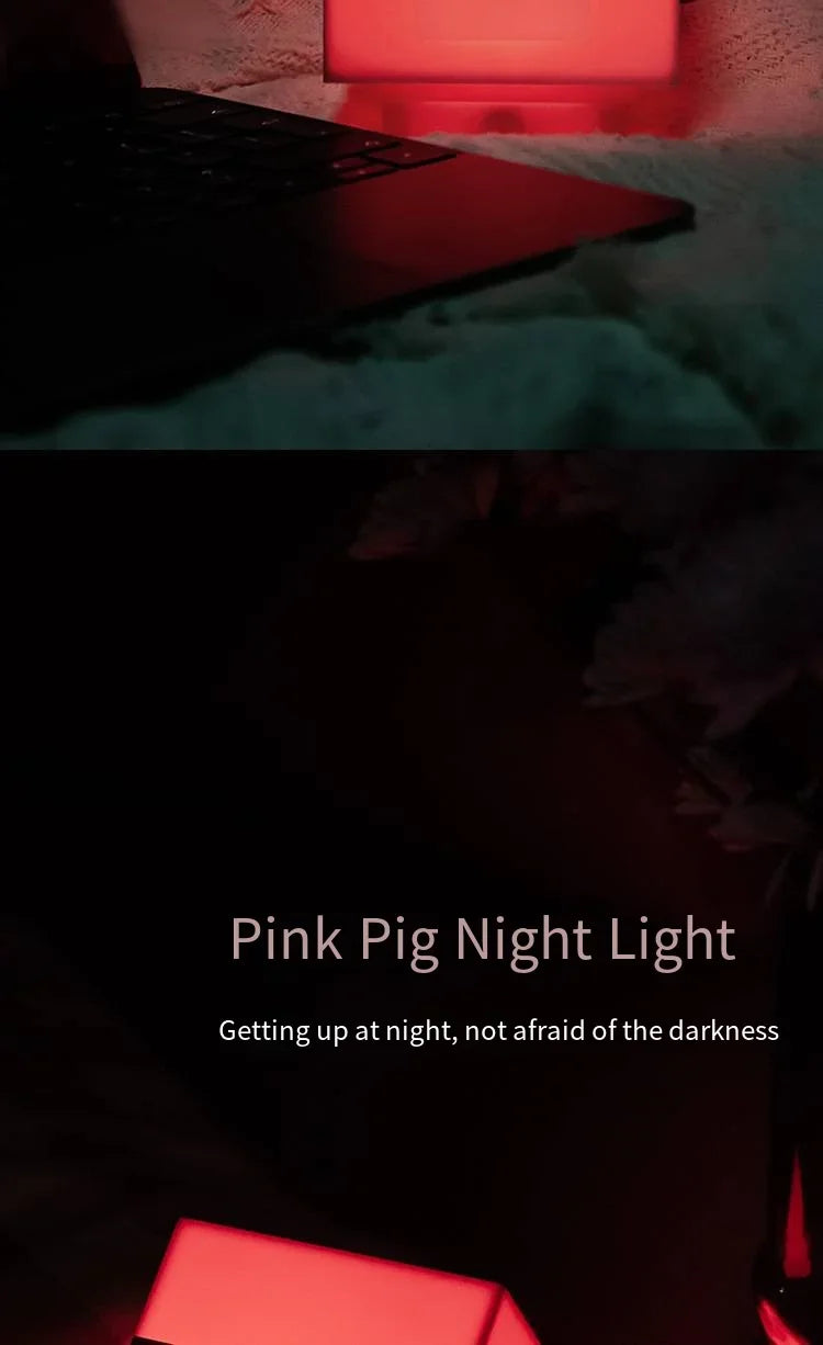 Pink Pig Lamp