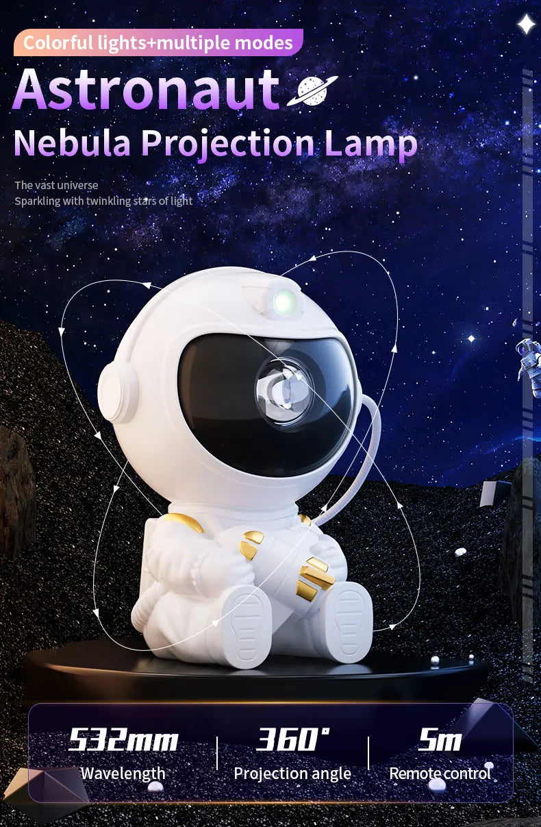 Astronaut LED Star Projector