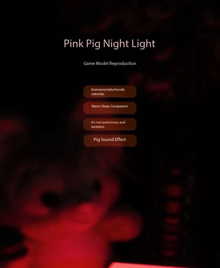 Pink Pig Lamp