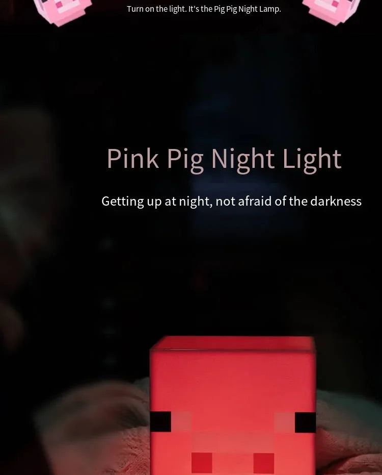 Pink Pig Lamp